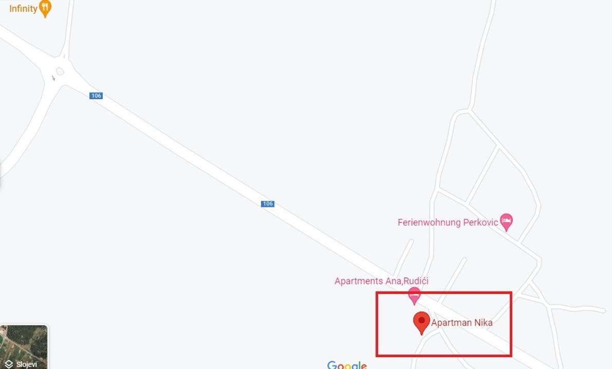 Apartman Nika Ražanac Dış mekan fotoğraf